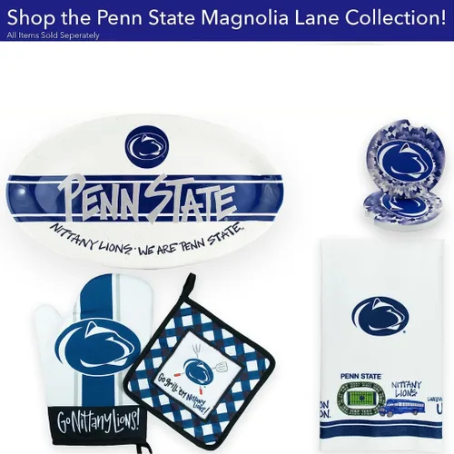 Miniatura 5 de Magnolia Lane Penn State Nittany Lions - Plato ovalado de melamina de alta resistencia de 12 pulgadas para fiesta en estacionamiento, barbacoas