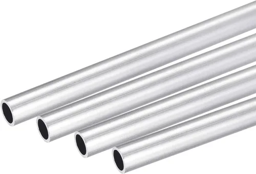 Miniatura 12 de uxcell 6063 Tubo redondo de aluminio 0.236 in OD 0.118 in Diámetro interior 9.843 in Longitud Tubería 4 PC