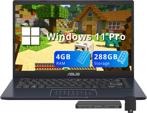 Miniatura 10 de ASUS Vivobook Go - Laptop FHD de 14 pulgadas, Intel Celeron N4500, 4 GB de RAM, almacenamiento de 1.12 TB