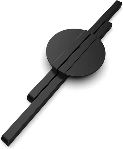 homdiy Paquete de 2 tiradores negros de media luna para cajones de cocina, manijas de gabinete de cocina, accesorios negros modernos para armarios