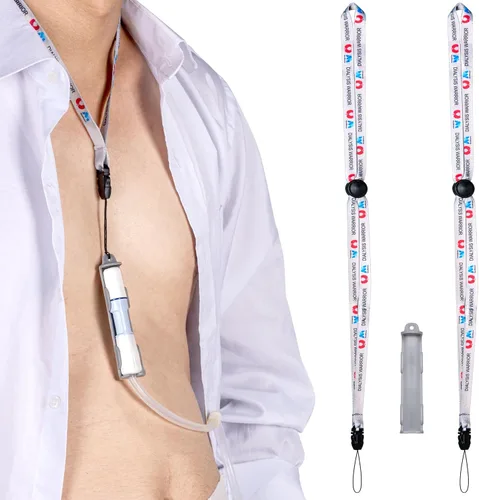 Miniatura 7 de Soporte patentado de transferencia de diálisis peritoneal para Baxter, accesorios para cinturón de soporte de catéter PD Azul