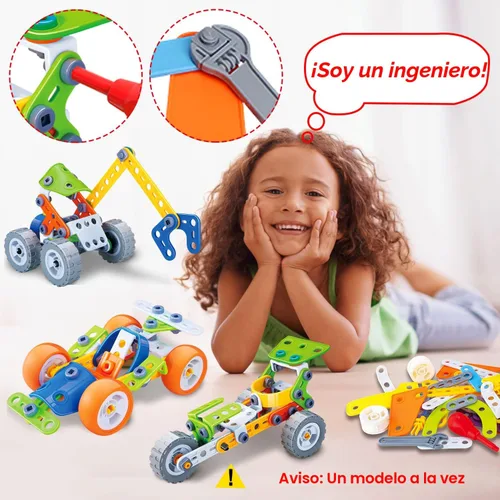 Miniatura 3 de Juguetes STEM 10 en 1 para niños de 4 5 6 7 8 años + años, regalos de cumpleaños, juguetes de construcción, kits de actividades para niños de 4 a 8