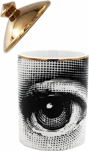 Miniatura 16 de Frasco de Vela Aromática de Gran Ojo Cielo Estrellado Con Tapa Cerámica Portaalgodón Portahisopos Decorativo Para el Hogar, Decoración Para F10