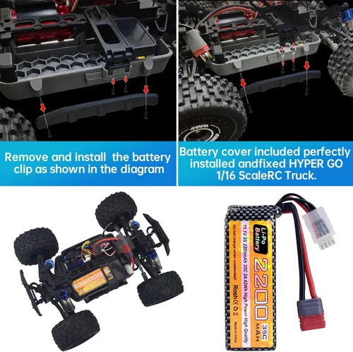 Miniatura 3 de sea jump Batería Lipo de 11.1V 2200mAh 35C 3S con enchufe T y cable de carga USB adecuado para MJX H16P H16E H16GT H16BM H16PL 14301 RC Car High