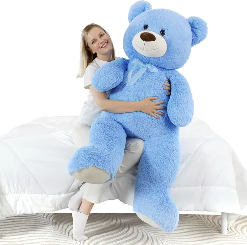 Miniatura 20 de MorisMos Oso de Peluche Gigante Animal de Peluche 3 pies, 36 pulgadas, Oso de Peluche Grande para Decoración de Baby Shower, Animal de Peluche