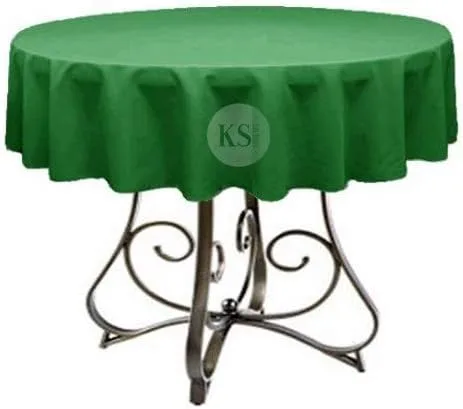 Miniatura 26 de Mantel redondo de poliéster de 72 pulgadas, disponible en más de 45 colores, ideal para restaurantes y superposiciones versátiles de eventos, elige