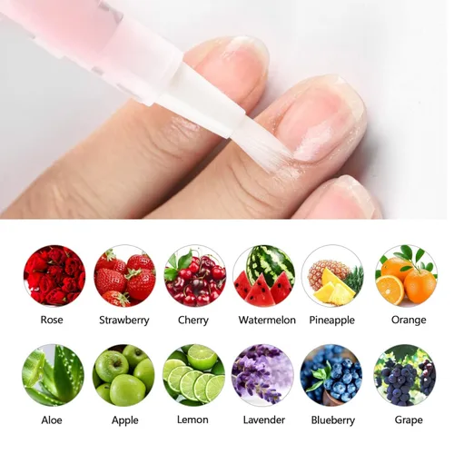 Miniatura 2 de 12 bolígrafos de aceite para cutículas de uñas, bolígrafo de aceite de uñas, esmalte nutritivo de uñas con vitaminas, gel hidratado, bolígrafo