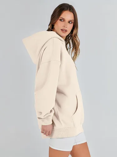 Miniatura 6 de ANRABESS Womens Oversized Hoodies Fleece Sweatshirts Long Sleeve Hooded Pullover Winter Clothes with Pocket