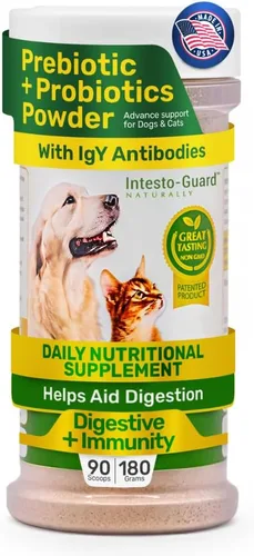 Miniatura 4 de Probióticos en polvo para perros y gatos El apoyo inmunológico digestivo intestinal apoya la nutrición de la flora intestinal Inmunidad 90G Botella