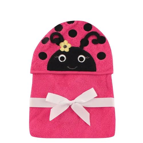 Miniatura 32 de Hudson Baby Toalla unisex de algodón con capucha con cara de animal para bebé, abeja amarilla, talla única Amarillo Bee