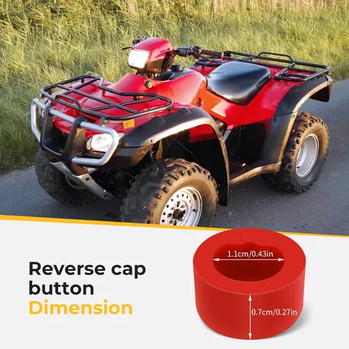 Miniatura 4 de M MATI 1 pieza Botón de tapa reversa para Honda FourTrax 300 Rancher 350 420 Foreman 400 450 500 Recon 250 TRX300EX TRX250EX TRX250X TRX350 TRX250