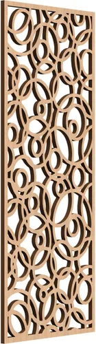 Miniatura 78 de Latrobe Paneles de pared decorativos de madera con calado, 9 3/8 pulgadas de ancho x 24 3/8 pulgadas de alto x 3/8 de alto, roble rojo rojo (Red Oak)