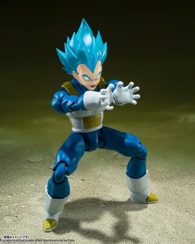 Miniatura 3 de TAMASHII NATIONS - Dragon Ball Super - SSGSS Vegeta -Orgullo Saiyan Inquebrantable- Figura de acción S.H.Figuarts Super Saiyan God Super Saiyan