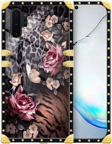 Miniatura 24 de Funda compatible con Samsung Galaxy Note 10 Plus, hermosa mariposa para mujeres y niñas, TPU suave a prueba de golpes, funda cuadrada protectora