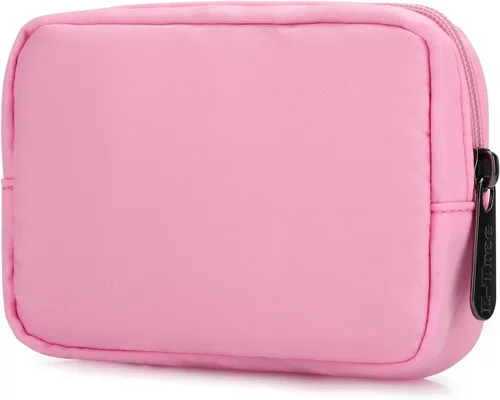 Miniatura 21 de E-Tree Bonita bolsa pequeña, bolsa de cosméticos de maquillaje, bolsa de maquillaje para bolso, bolsa de aseo con cremallera, organizador Colorido