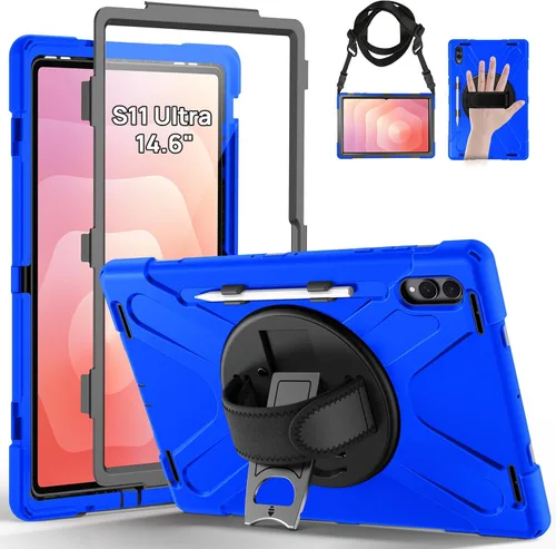 Miniatura 29 de Gerutek Funda para Samsung Galaxy Tab S6 Lite de 10.4 pulgadas 2024/2022/2020, funda protectora de cuerpo completo con protector de pantalla