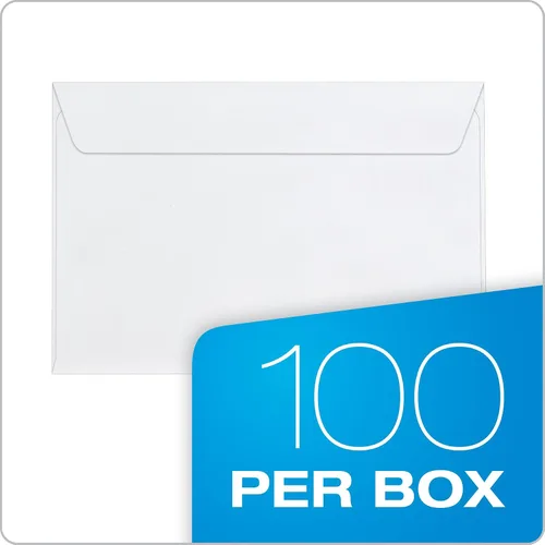 Miniatura 4 de Sobres de folleto Columbian 6 x 9, sin ventana, blancos, cierre engomado, sobres para envío, 100/caja (COLO915)