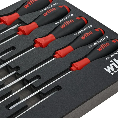 Miniatura 3 de Wiha 30280 - Juego de 10 bandejas para destornilladores con agarre acolchado SoftFinish