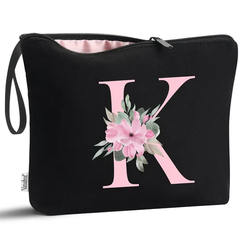 Miniatura 214 de Vavabox A-Z Bolsa de Maquillaje Personalizada, Regalos de Cumpleaños para Mujeres y Mamá, Regalos para la Mejor Amiga, Bolsa de Cosméticos