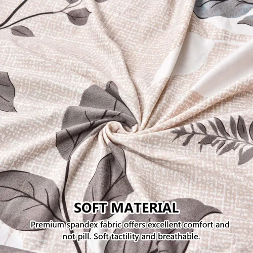 Miniatura 4 de Fundas elásticas para sofá de 1/2/3 cojines, funda estampada con fundas de cojín de asiento separadas, fundas de sofá lavables, protector de muebles