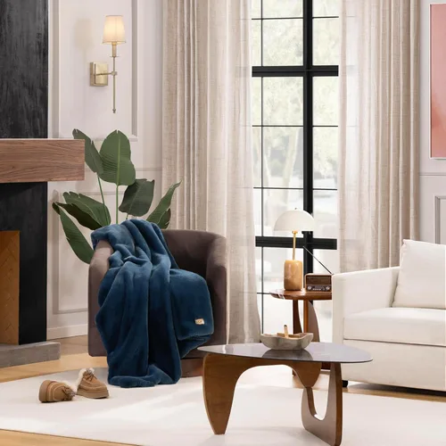 Miniatura 2 de Manta UGG Euphoria de piel sintética de felpa, mantas suaves y cálidas para sofá o cama, decoración de lujo para dormitorio, mantas de regalo