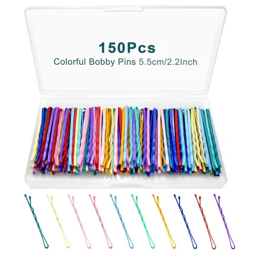 Miniatura 13 de Bobby Pins - 330 horquillas de pelo de 2.2 pulgadas con bonita caja, pin de alta calidad para niños, niñas y mujeres, ideal para todo