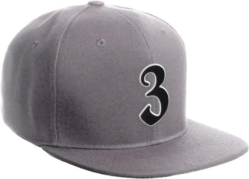 Miniatura 713 de Daxton Gorra clásica con visera de billete plano con letras del alfabeto inglés antiguo de la A a la Z