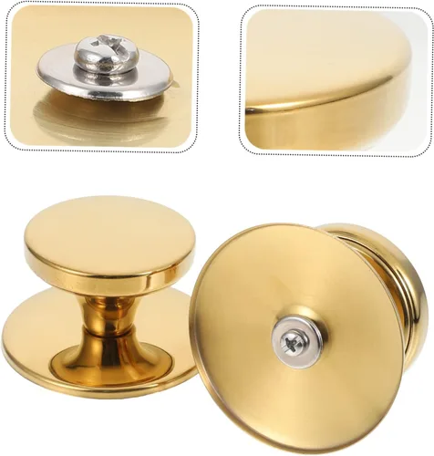 Miniatura 7 de Juego de 4 piezas de mango de tapa para olla, mango de olla, perillas de cubierta de tapa, kit de reparación universal de repuesto para cazuela