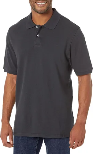 Tienda Essentials - Camiseta tipo polo de piqué de algodón con ajuste regular para hombre (disponible en tallas para hombres grandes y altos)