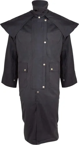 Miniatura 8 de Chaqueta negra de The OILSKIN DROVER DUSTER WESTERN AUSTRALIAN EXTERIOR RESISTENTE RESISTENTE CALIENTE