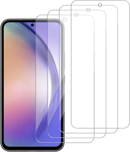 Miniatura 12 de Paquete de 4 protectores de pantalla de vidrio compatibles para Samsung Galaxy A07 5G / 4G [dureza 9H] - Vidrio templado de pantalla HD, resistente