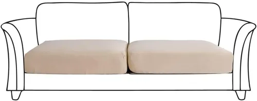 Miniatura 2 de AURLOE Fundas impermeables para sofá de 2 piezas, funda elástica para sofá, protector de muebles con elástico, adecuado para loveseat, sofá de 2
