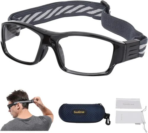 Miniatura 11 de SooGree Anteojos deportivos Gafas de baloncesto Fútbol Deportes Gafas protectoras Gafas graduadas reemplazables