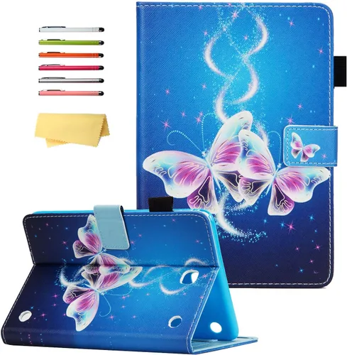 Miniatura 13 de Funda UUcovers para Galaxy Tab A 8.0 con cierre magnético, ajustado, función atril y tarjetero, con función de encendido y apagado automático, 8