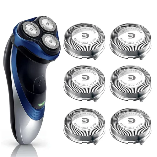 Miniatura 9 de Cabezales de repuesto SH30 compatibles con afeitadoras Philips Norelco Series 3000, 2000, 1000 y S738 Click and Style, paquete de 9