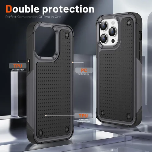 Miniatura 47 de Jeylly Funda para iPhone SE/Funda para iPhone 5S, Exterior de Plástico Duro que Absorbe Golpes + Interior de Silicona de Goma Defensor contra