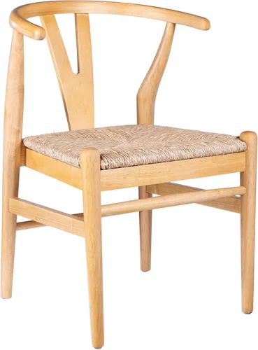 Miniatura 4 de Boraam Sillas de comedor Wishbone - Juego de 2 - Acabado natural