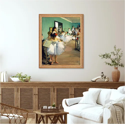 Miniatura 260 de A&T ARTWORK Campo de trigo con cipreses de Van Gogh Las reproducciones de arte clásico mundial, impresiones en lienzo giclée para decoración