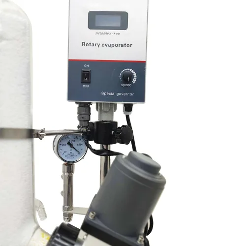 Miniatura 8 de Evaporador rotatorio de laboratorio de 110 V 2L sistema eléctrico de destilación al vacío con elevación de 4.724 in para aceites esenciales