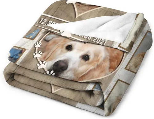 Miniatura 6 de Artsadd Collages de fotos personalizados en mantas conmemorativas, manta de memoria personalizada con imagen para pérdida de duelo, regalo de Tipo 25