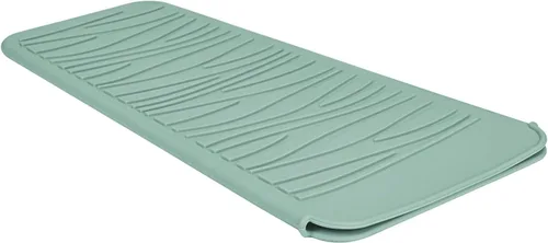 Miniatura 8 de Alfombrilla de viaje de silicona resistente al calor para plancha de pelo (1 paquete, rosa malva, 11 x 5.3 pulgadas)