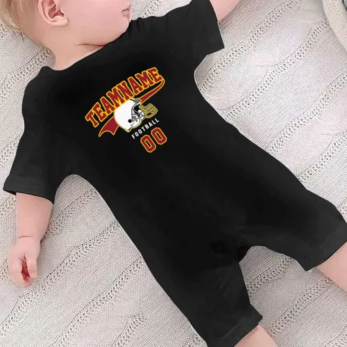 Miniatura 50 de Traje de fútbol personalizado para bebé, hace que tu bebé nombre y número de ropa de fútbol regalos