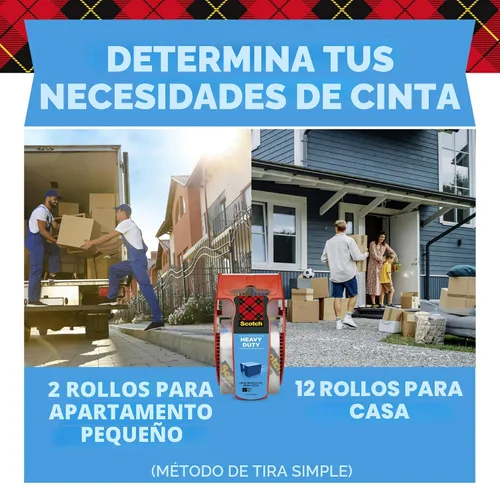 Miniatura 4 de Scotch - Cinta de embalaje resistente, 2 x 800 pulgadas, transparente, 2