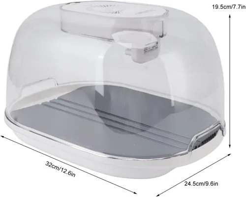 Miniatura 6 de Caja de descongelación, bandeja de descongelación de cocina, descongelación de 360 grados, tazón de descongelación de carne de gran capacidad
