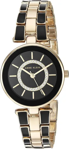 Miniatura 3 de Anne Klein - Reloj de brazalete para mujer con cristales de Swarovski y malla acentuada