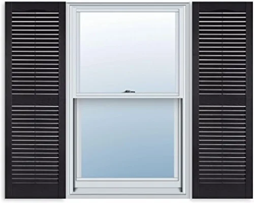 Miniatura 13 de Persianas estándar exteriores de vinilo para ventanas Negro
