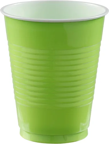 Miniatura 19 de Vasos de plástico color rojo manzana (paquete de 20) – 18 onzas – Vasos versátiles para interiores y exteriores, fiestas, bodas, cumpleaños