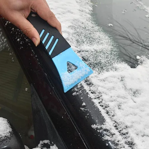 Miniatura 2 de DOITOOL Pala de hielo de plástico para refrigerador, raspador de hielo, pala de descongelación, removedor de hielo de nieve, pala para congelador