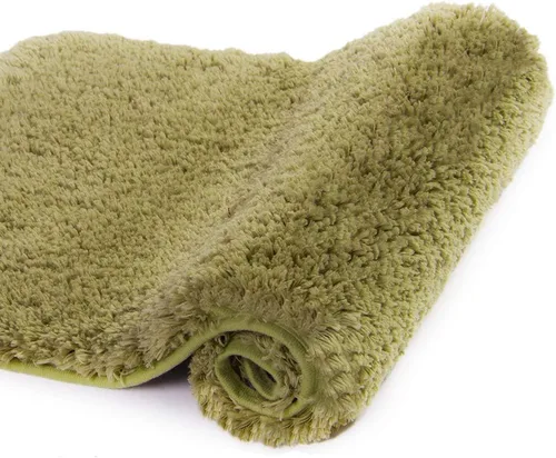Miniatura 20 de Walensee Alfombra de baño antideslizante (16 x 24 pulgadas, color rubor) absorbente de agua, microfibra suave, lavable a máquina, alfombra de baño