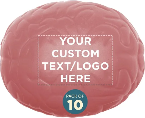 Miniatura 14 de Juego de 50 bolas para apretar el cerebro, paquete personalizado a granel, alivio del estrés, perfectas para tu escritorio, oficina o hogar